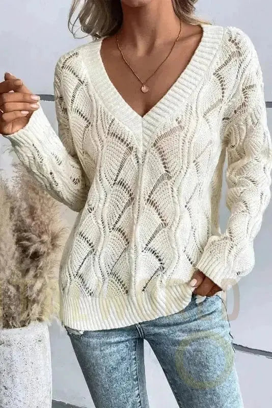 Whispering Willow Knit Sweater Fashionfitz