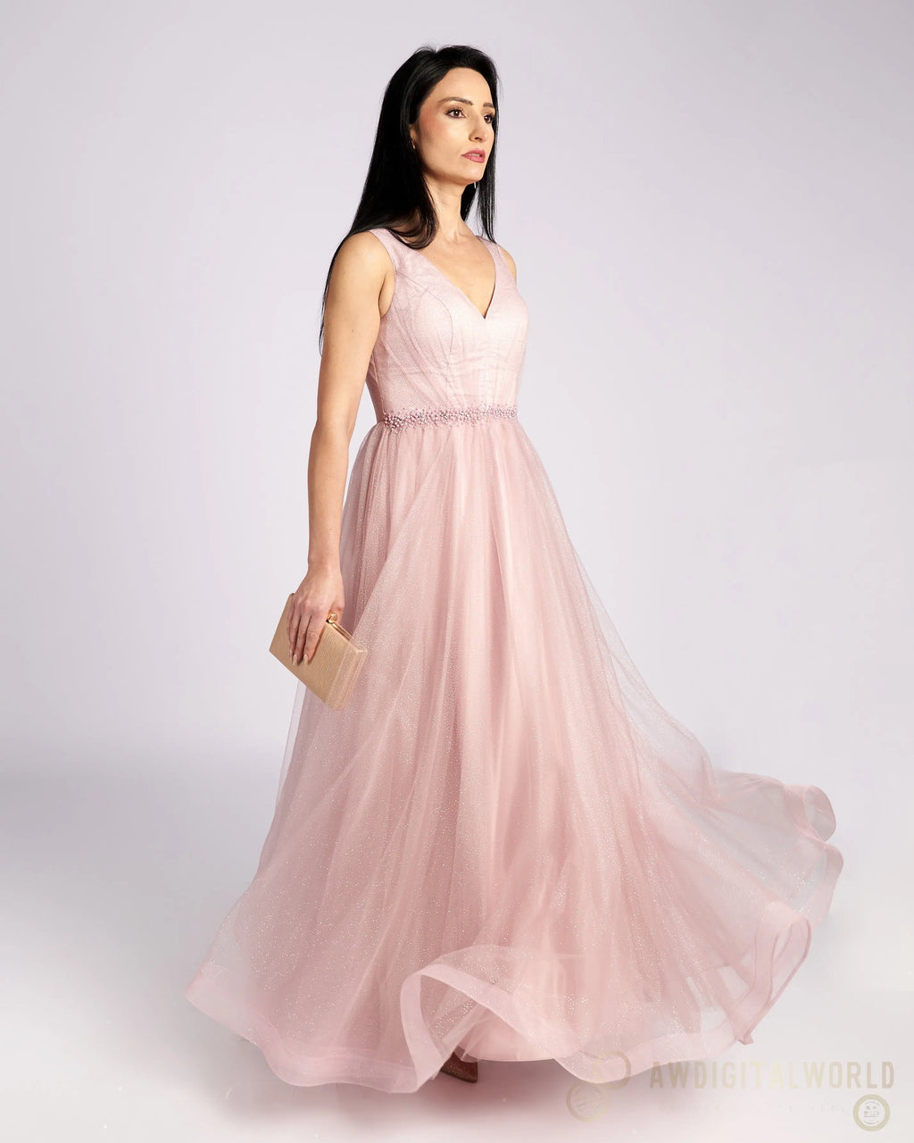 Charmaine Maxi Glitter Dress "evening dresses" Atelier Evezet Arapakou