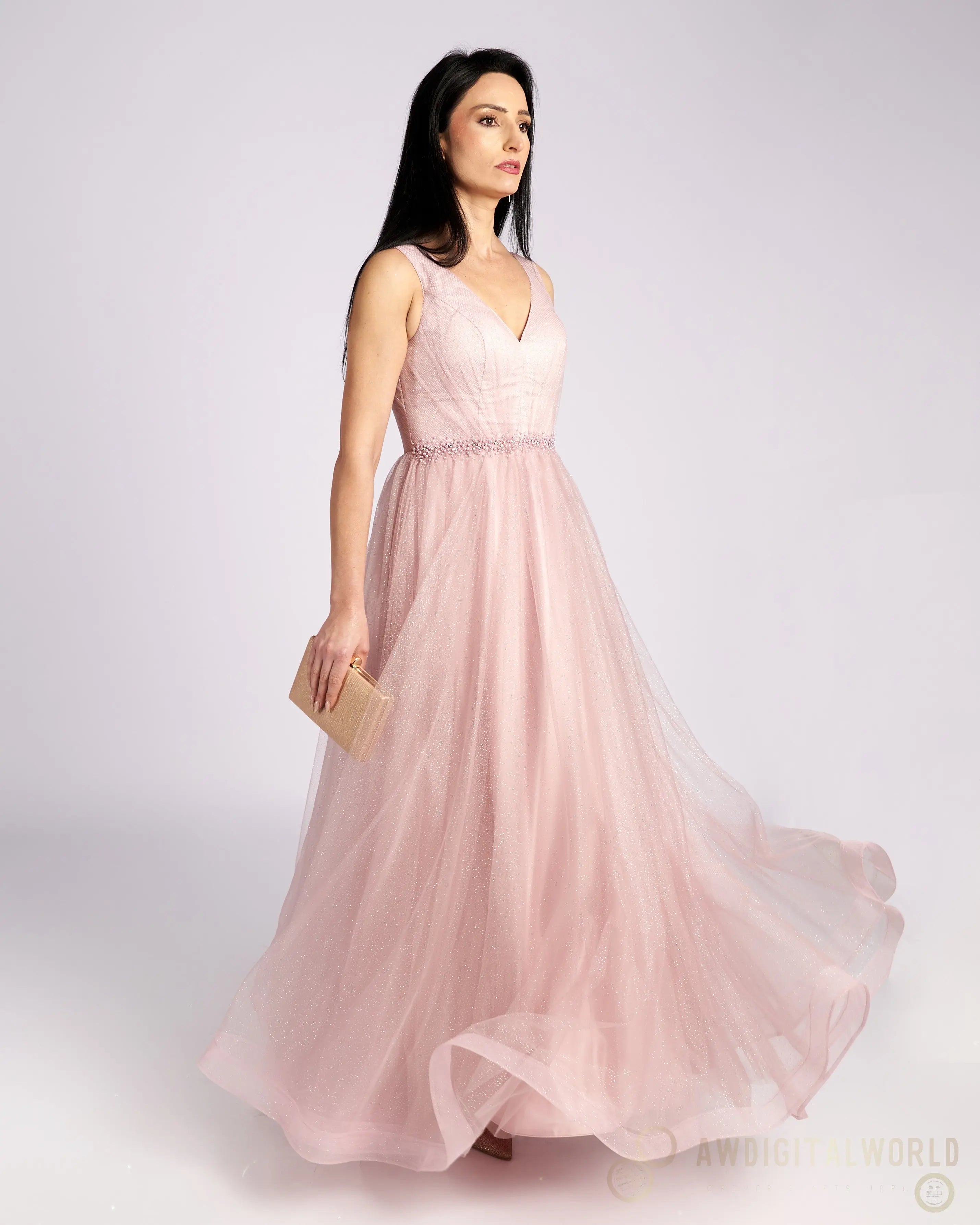 Charmaine Maxi Glitter Dress "evening dresses" Atelier Evezet Arapakou