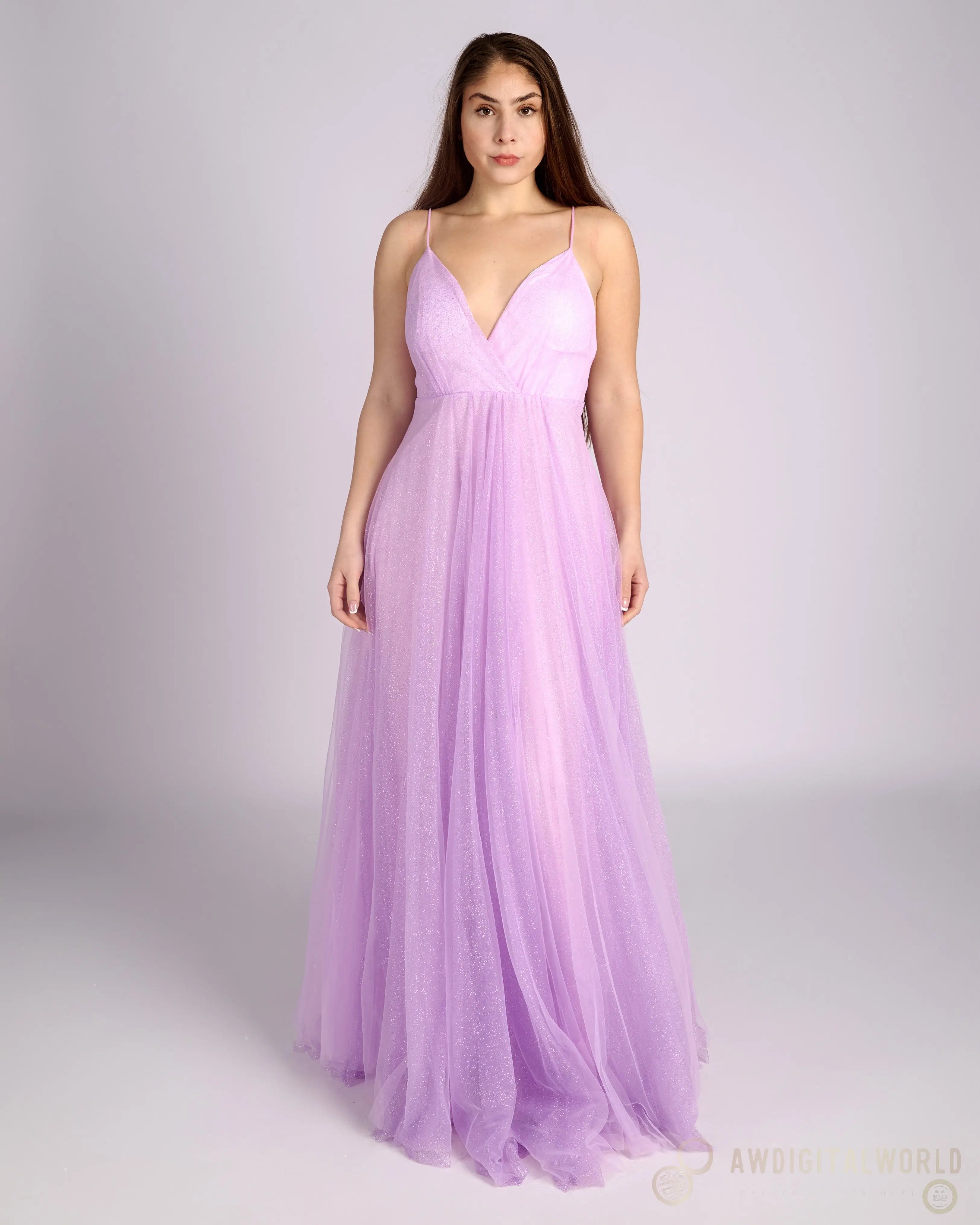 Nefeli Lilac glitter dress "evening dresses" Atelier Evezet Arapakou