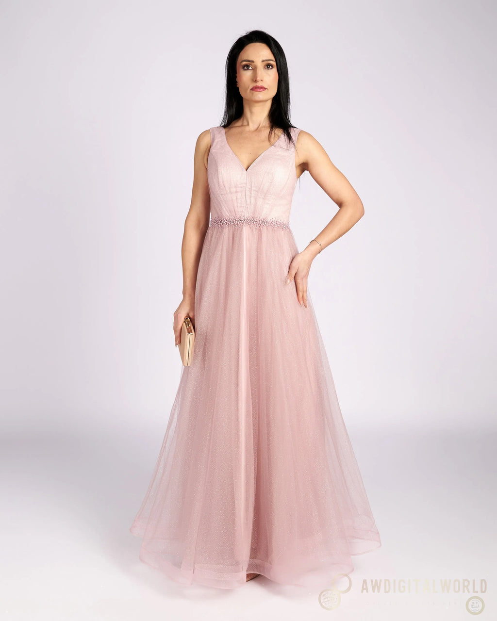 Charmaine Maxi Glitter Dress "evening dresses" Atelier Evezet Arapakou