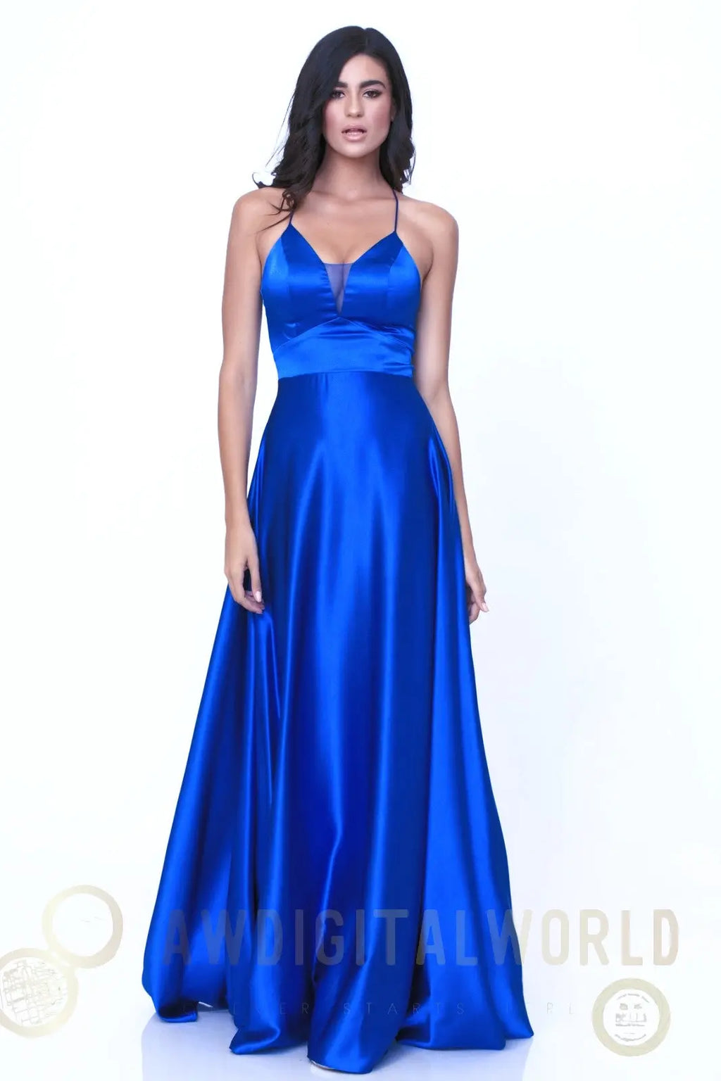 Arista Satin Evening Dress evening dresses Atelier Evezet Arapakou