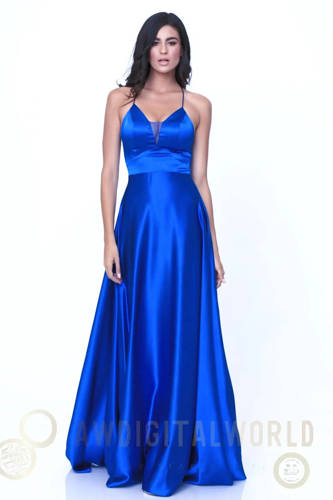 Arista Satin Evening Dress evening dresses Atelier Evezet Arapakou