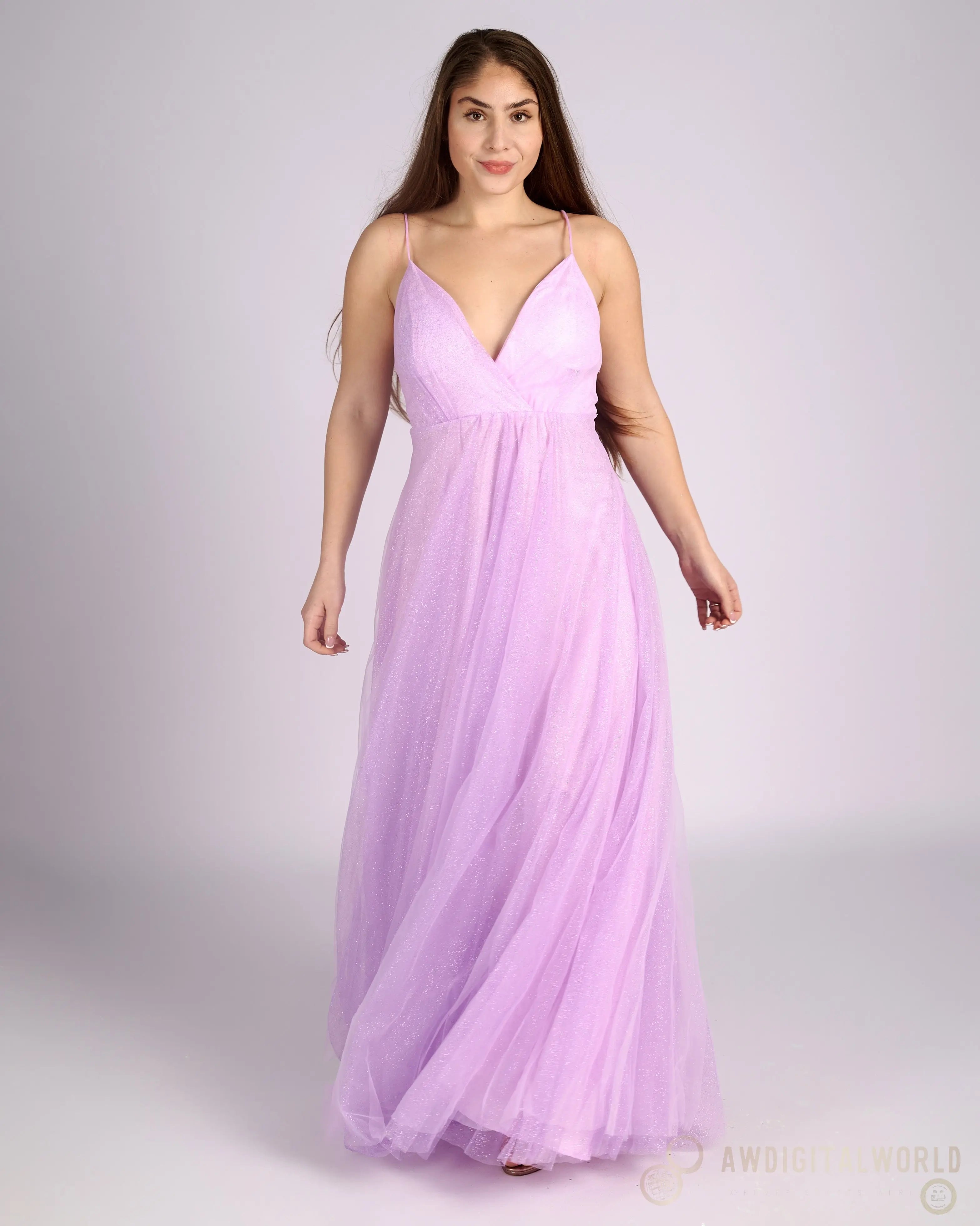 Nefeli Lilac glitter dress "evening dresses" Atelier Evezet Arapakou