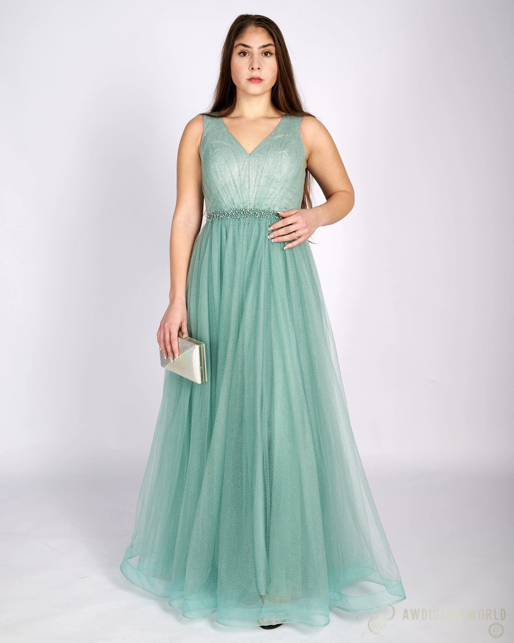 Charmaine Maxi Glitter Dress "evening dresses" Atelier Evezet Arapakou