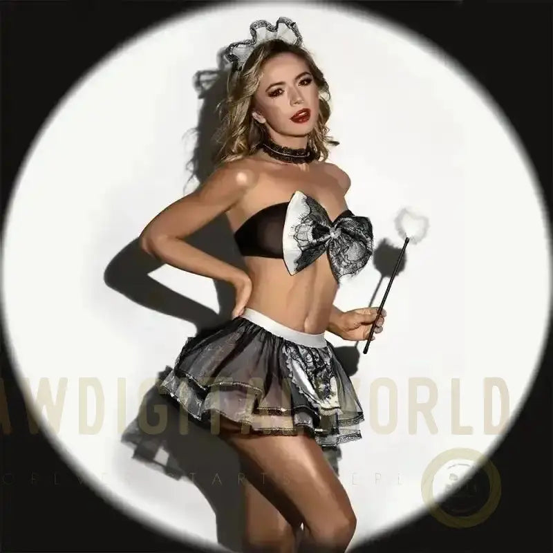 French Maid Cosplay Lingerie Fashionfitz