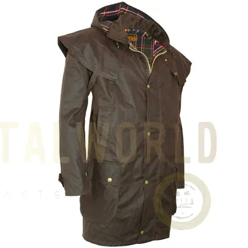 Game Kensington Antique Wax Short Cape Game Technical Apparel