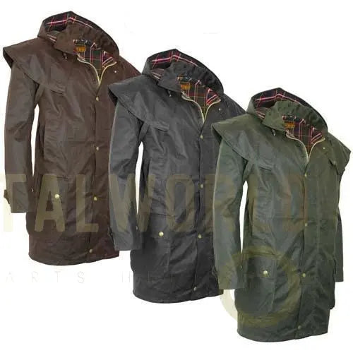 Game Kensington Antique Wax Short Cape Game Technical Apparel