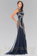 Beaded Lace Mermaid Skirt Dress-0