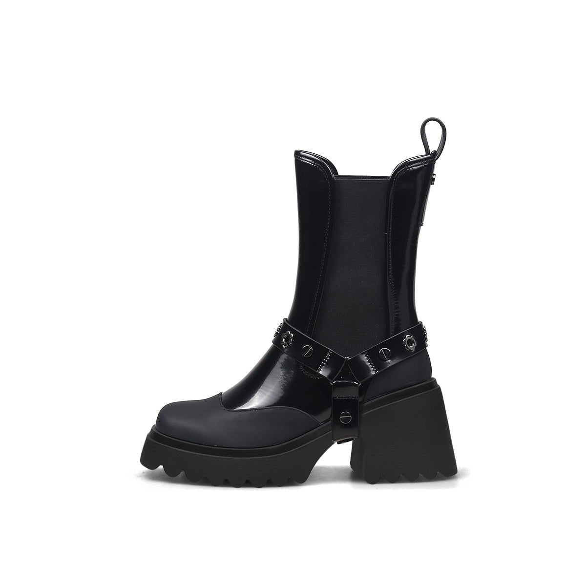Gothic Punk Mid-Calf Boots Jady Rose