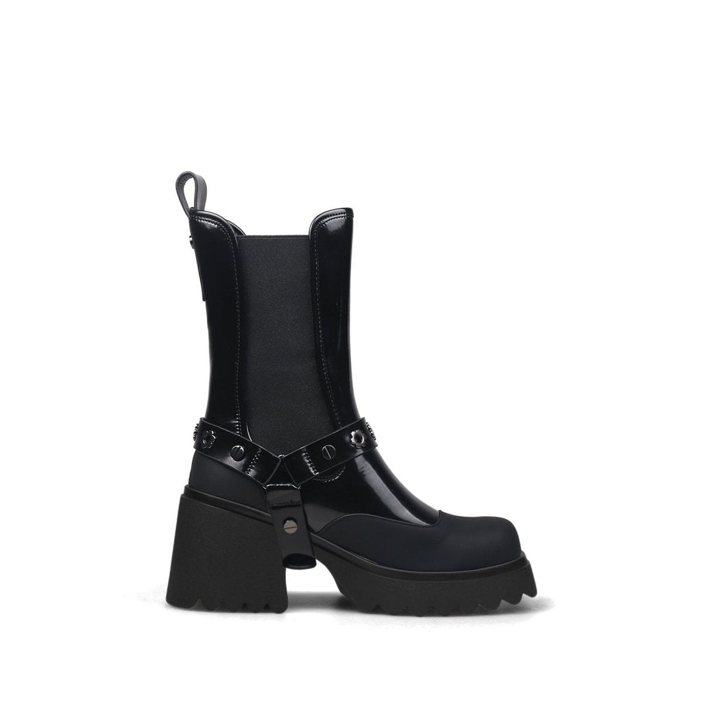 Gothic Punk Mid-Calf Boots Jady Rose