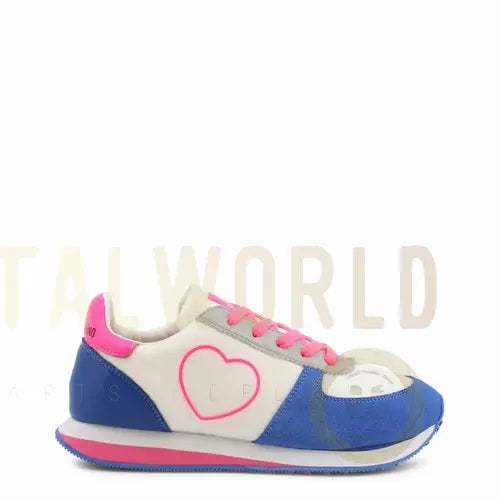 Blue Heart Sneakers Burgundy Hera