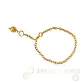 Gold freshwater pearl adjustable bracelet or anklet on gold plated chain | by Ifemi Jewels Ifemi Jewels