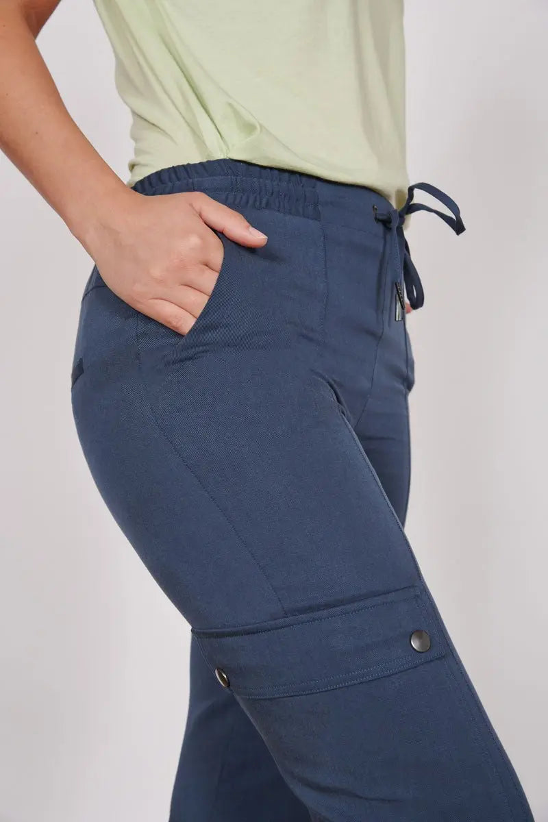 Charlotte Navy Formal Tailored Joggers Jeetly.com