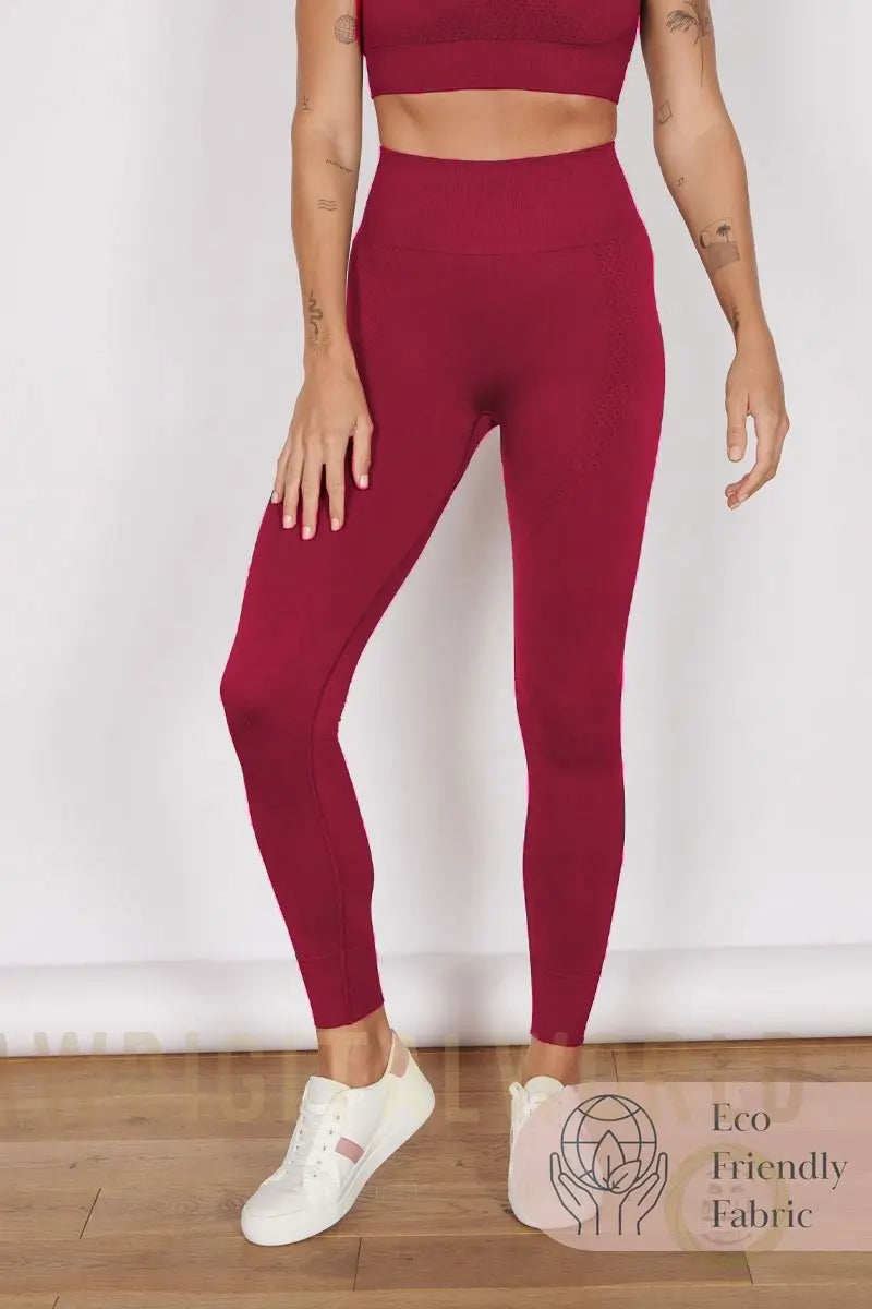 Piper Magenta Petite Seam Free Sports Leggings Jeetly.com