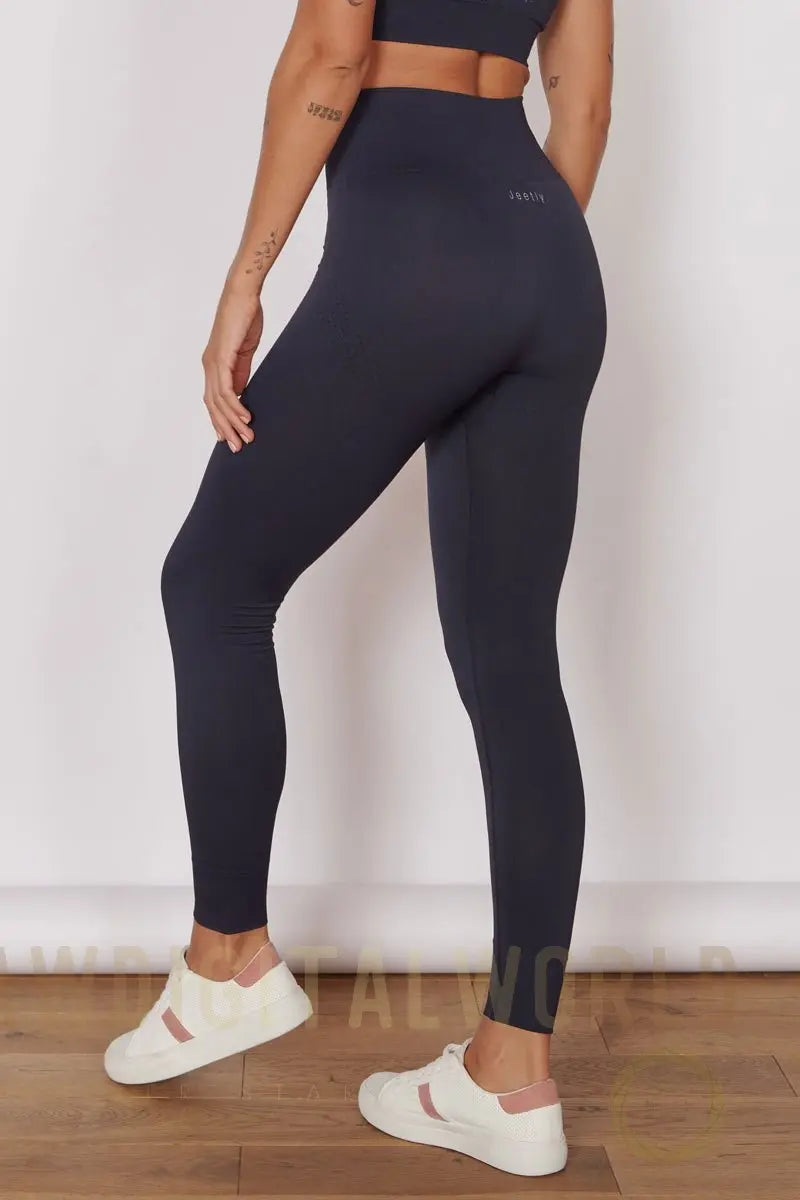 Piper Navy Petite Seam Free Sports Leggings Jeetly.com
