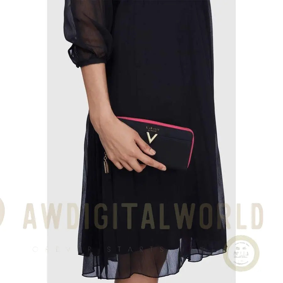 Kindness Black Vegan Two-Tone Wallet-3