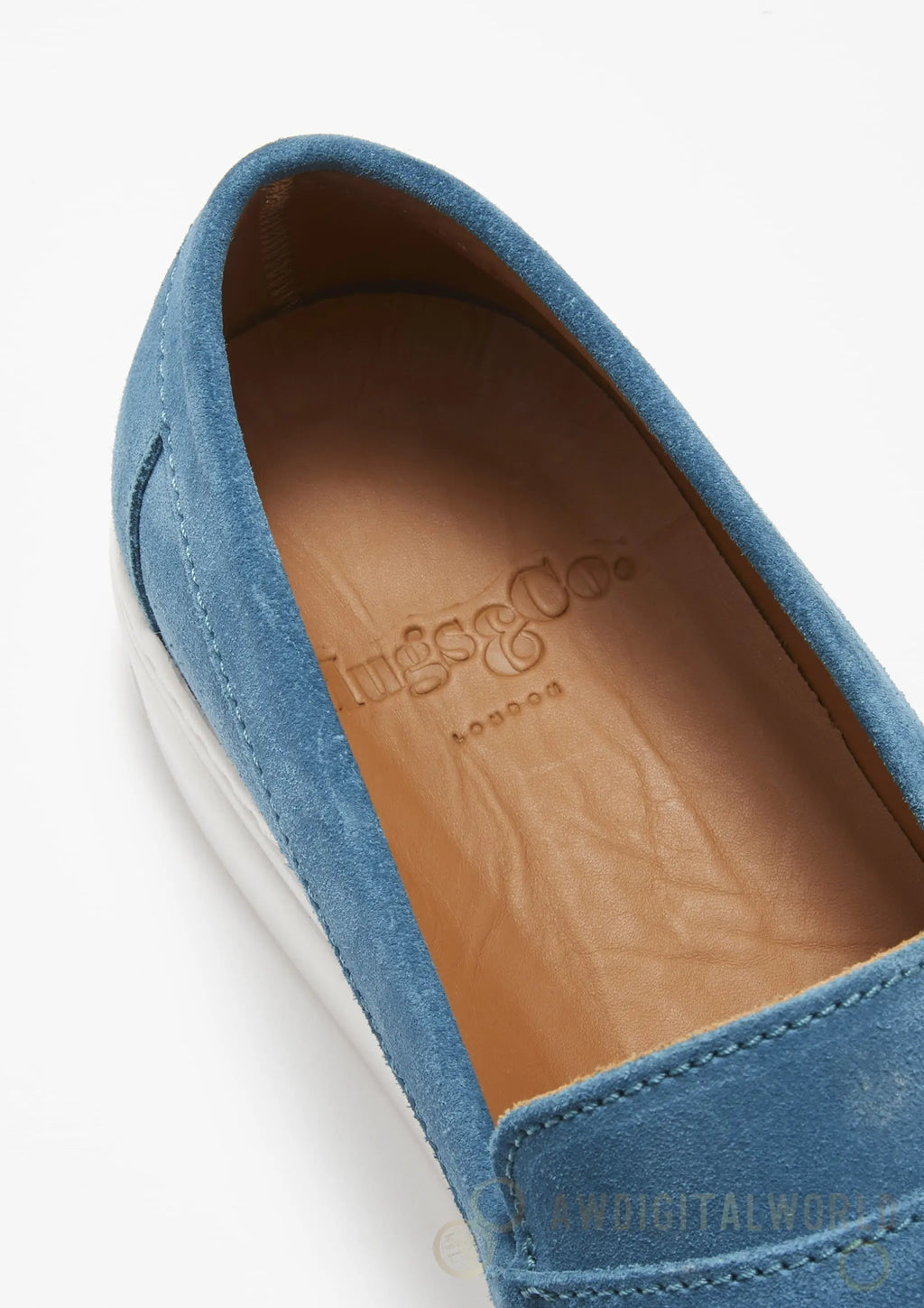 Slip-on Sneaker Loafers, petrol blue suede Hugs & Co.