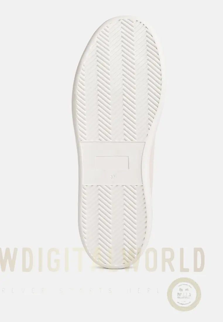 Loyalty Embroidery Detail Sneakers London Rag