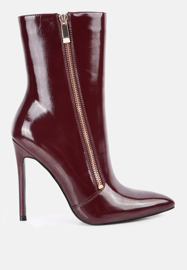 Mania High Heeled Ankle Boots-0