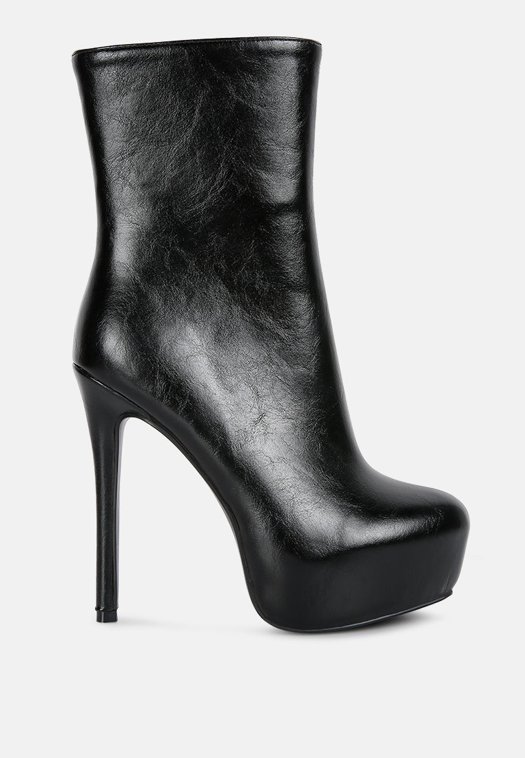 Marsha High Platform Stiletto Ankle Boots London Rag