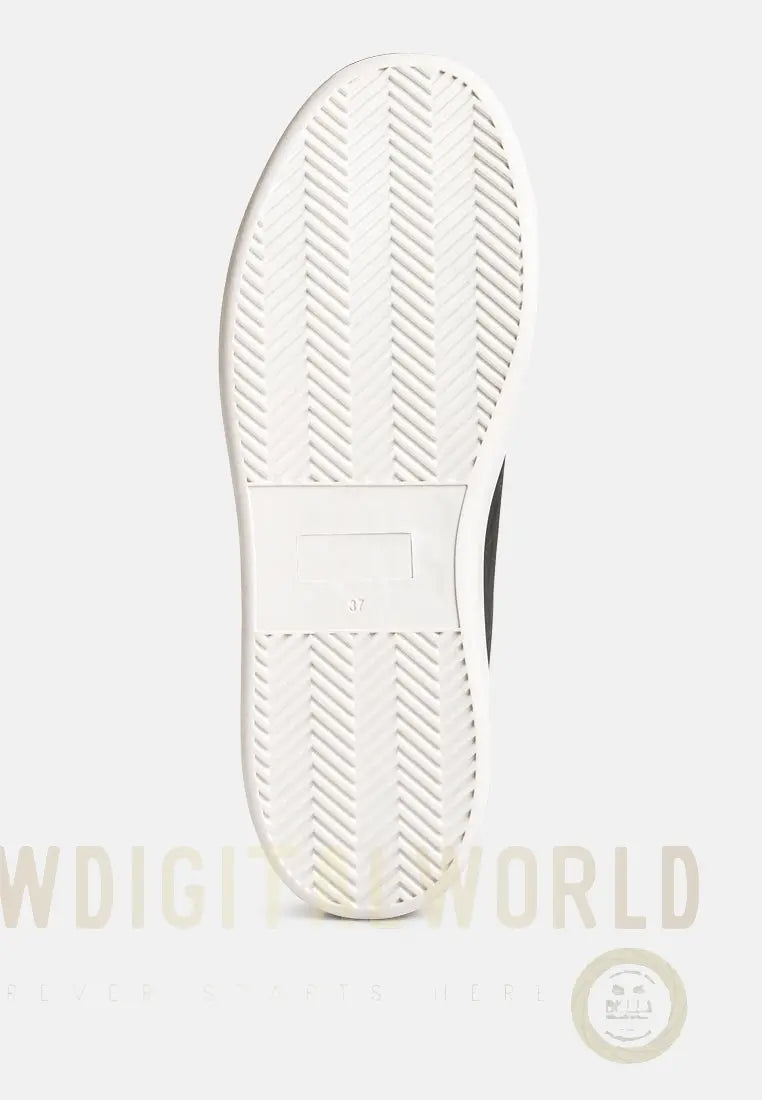 Minky Lace Up Casual Sneakers London Rag