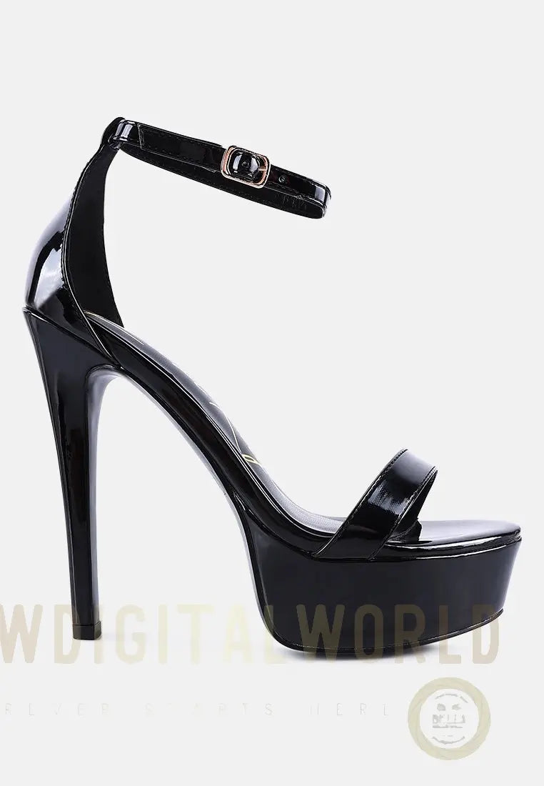My Mains High Platform Stiletto Sandals London Rag