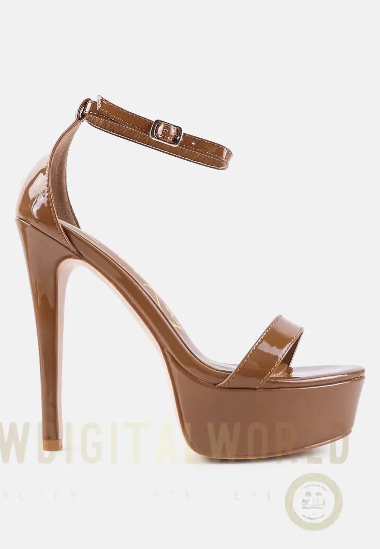 My Mains High Platform Stiletto Sandals London Rag
