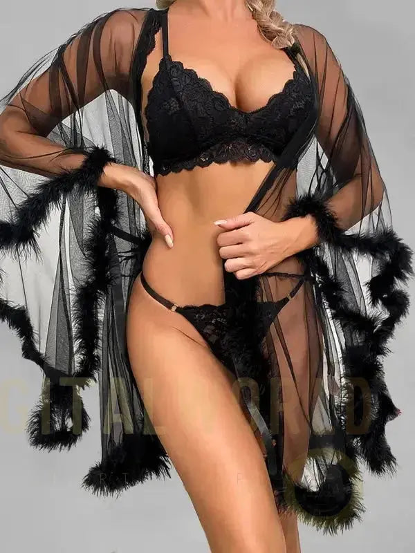 If Only Sheer Mesh Babydoll Fashionfitz