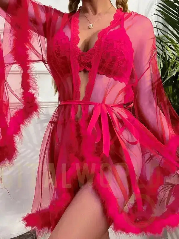 If Only Sheer Mesh Babydoll Fashionfitz