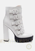 Ouzaki High Block Heeled Boots-5