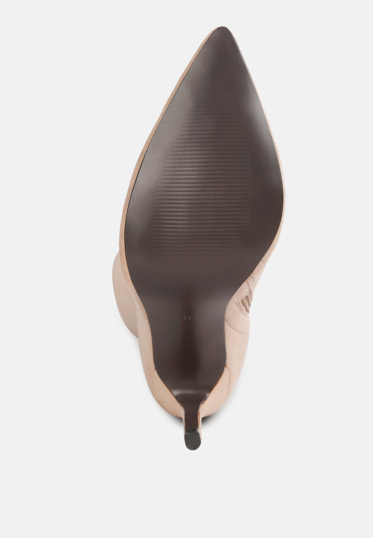 Playdate High Heeled Calf Boots-1