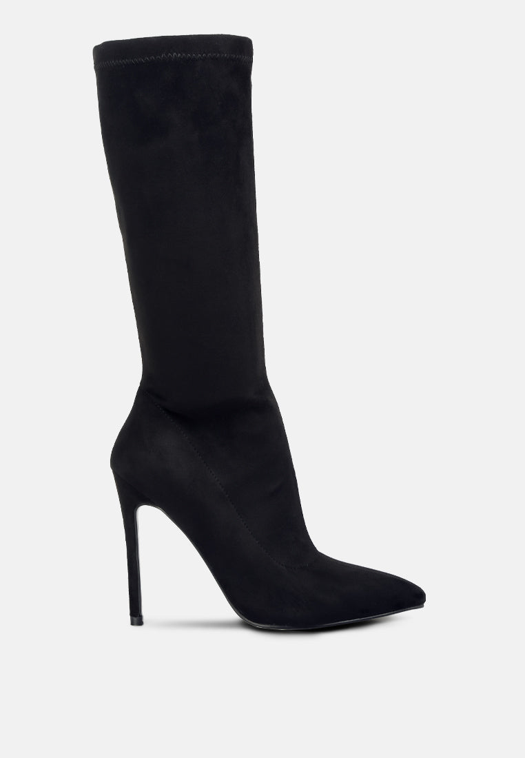 Playdate High Heeled Calf Boots-2