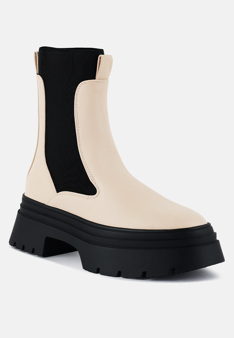 Ronin High Top Chunky Chelsea Boots London Rag
