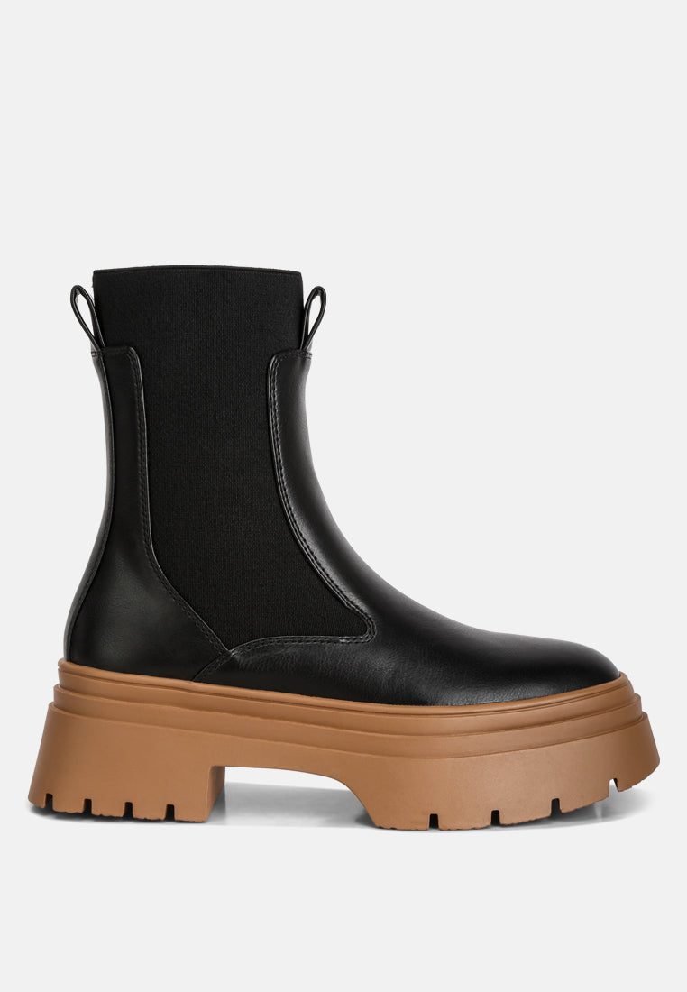 Ronin High Top Chunky Chelsea Boots London Rag