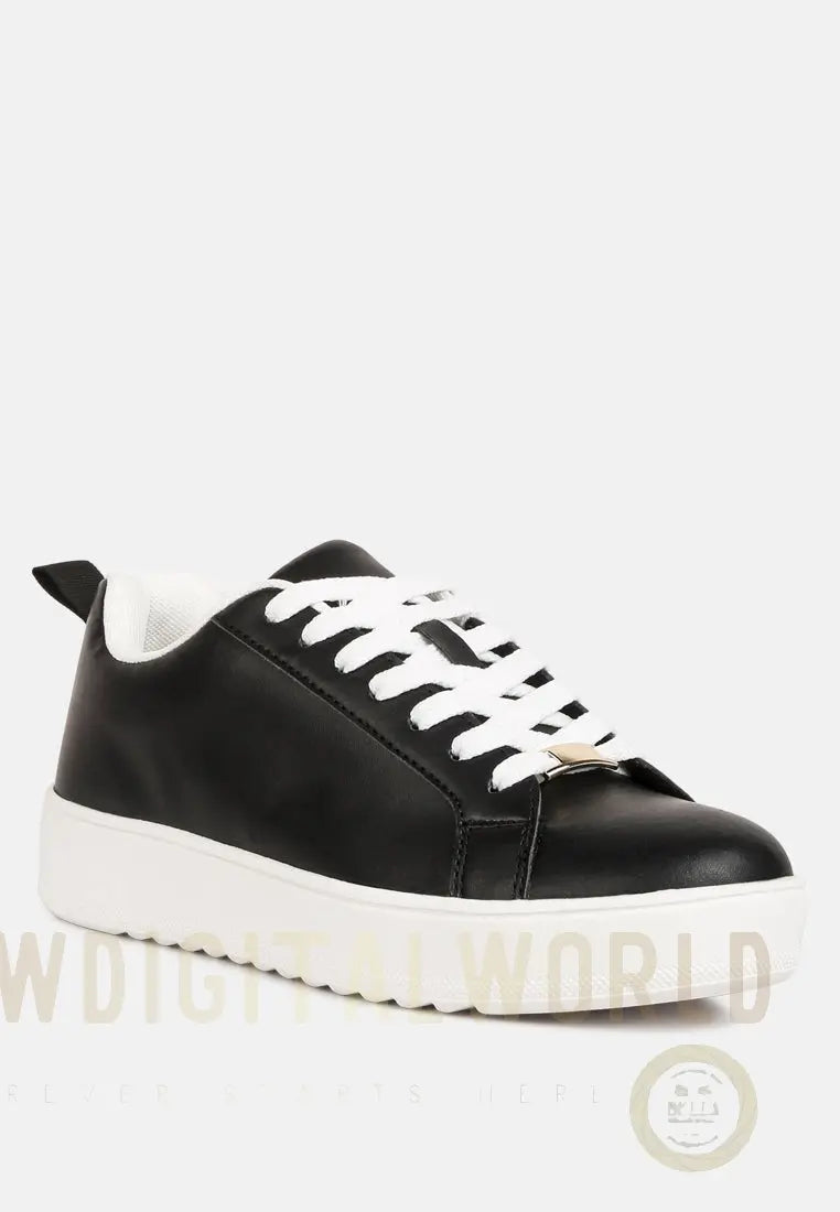 Rouxy Faux Leather Sneakers London Rag