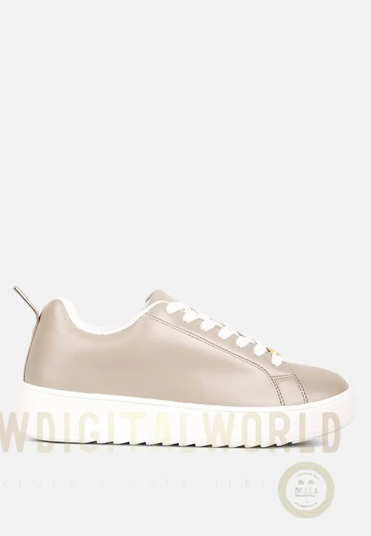 Rouxy Faux Leather Sneakers London Rag