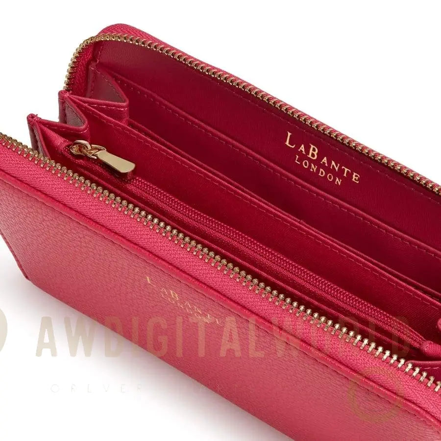 Serene Pink Vegan Zip Around Wallet-3