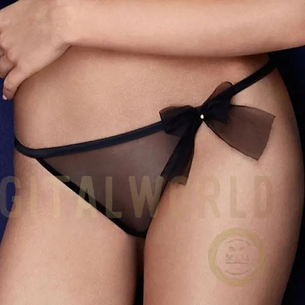 Sexy Sheer V-String Panty Ajour Courreges-0