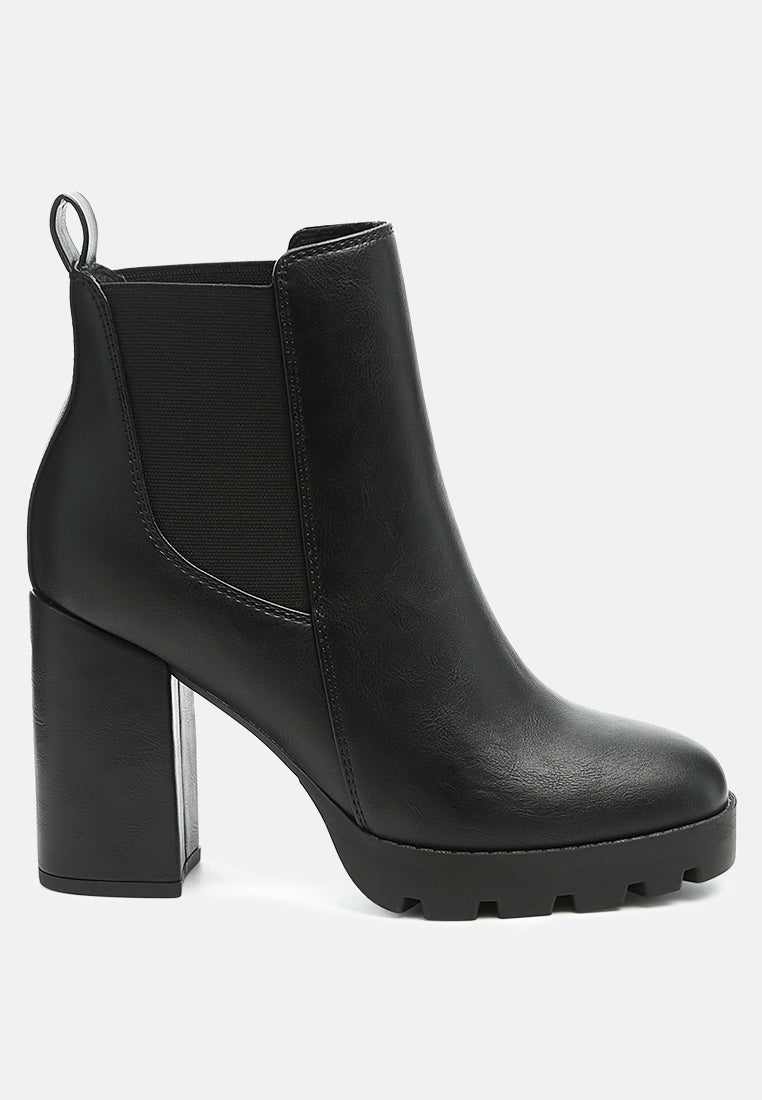 Sonia Block Heeled Chelsea Boots-5
