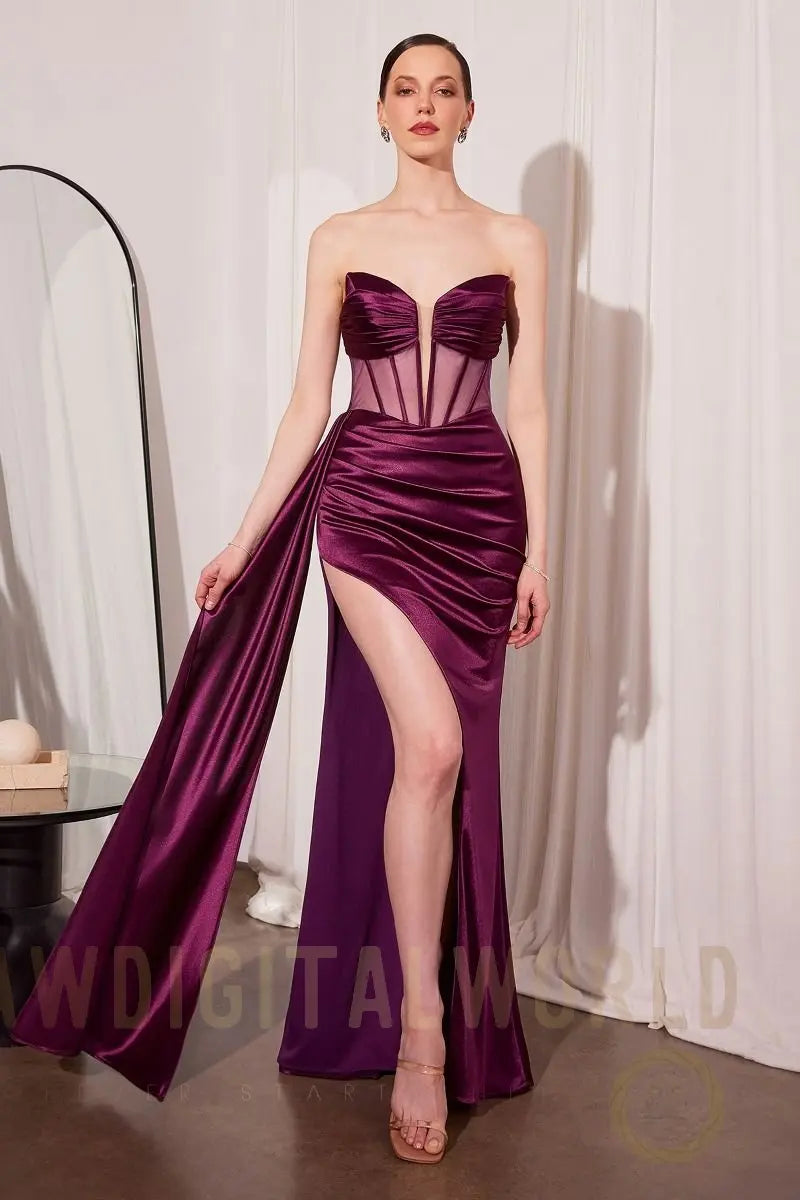 Strapless Fitted Dress-3